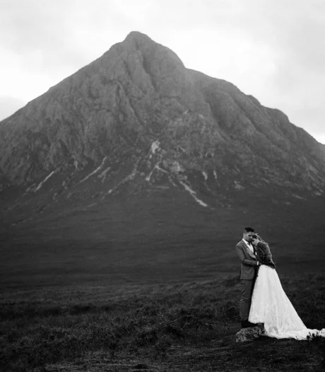 Scottish Highlands elopement photography on medium format film