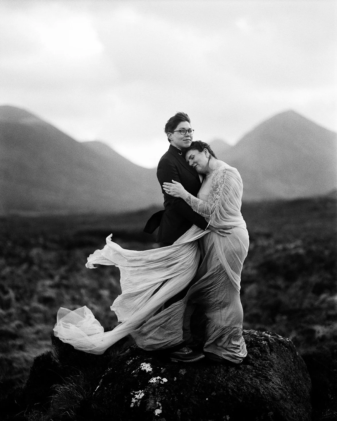 LGBTQ+ Isle of Skye elopement in Scotland on medium format film LGBTQ+ Isle of Skye elopement in Scotland on medium format film