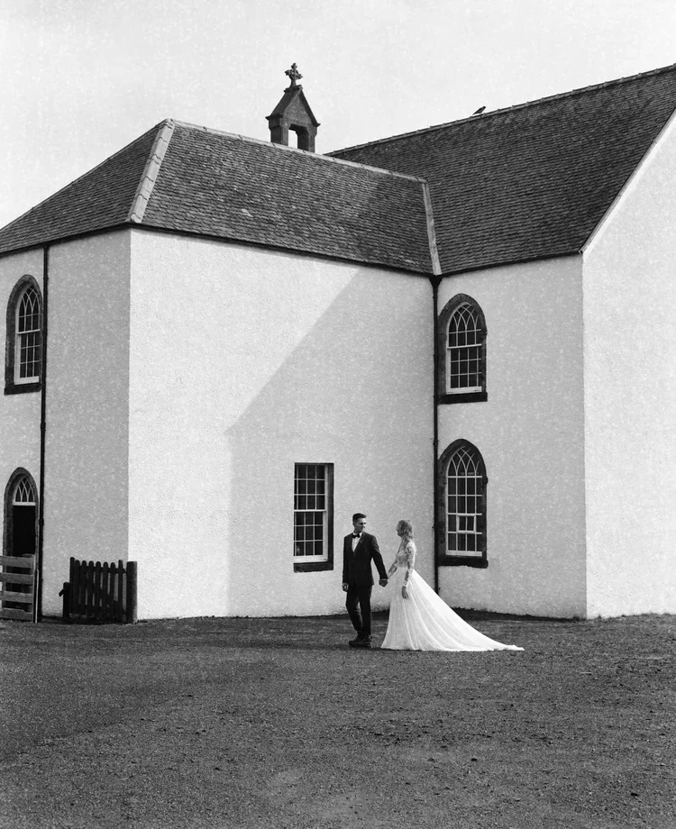 Romantic and timeless elopement film photography on the Isle of Skye